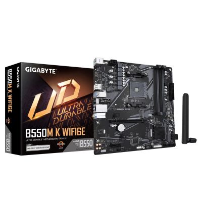 3. GIGABYTE B550M K WIFI6E AMD B550 Sockel AM4 Micro ATX