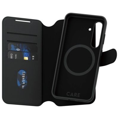 2. CARE by PanzerGlass Feature Tango 2in1 Wallet Case für Samsung Galaxy S24 - Schwarz