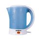2. ELDOM C190 LINO 0,6 L 550W BLAUER WASSERKOCHER FÜR TOURISTEN + ZWEI TASSEN, ZWEI LÖFFEL