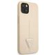4. Guess GUHCP13SPSATLE iPhone 13 mini 5,4 "beige / beige Hardcase SaffianoTriangle Logo