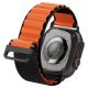 10. Spigen WBF1 Armband für Apple Watch 44 / 45 / 46 / 49 mm - Schwarz und Orange