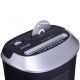 6. Activejet ASH-1201D Aktenvernichter, P-3, 25 l, 5x38 mm Schnipsel, 12 Blatt, schwarz und silber.