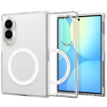 Spigen AirSkin MagFit MagSafe Hülle für Samsung Galaxy Z Fold 8 – Transparent und Weiß