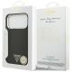 8. Guess Grained Triangle Logo MagSafe Hülle für iPhone 17 Pro Max - Schwarz