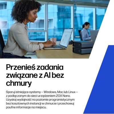 28. HP ZGX Nano G1n AI GB10 128 GB LPDDR5x-SDRAM 4 TB SSD Linux Mini-PC AI Workstation, AI PC Schwarz