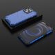 13. Honeycomb Handyhülle Schutzhülle mit TPU Rahmen für iPhone 13 Pro blau