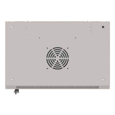 26. Lanberg 19" 6U 540x350 graue Glastür Wand-Rack-Schrank (Flat Pack)