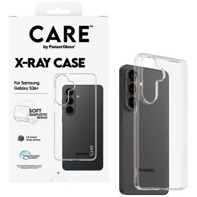 4. CARE by PanzerGlass Röntgen-Schutzhülle für Samsung Galaxy S26+ - Transparent