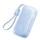Baseus EnerFill FC21 Qpow 3 Ultra 20000mAh 22,5W Powerbank mit Display und Kabel – Blau