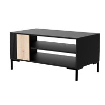MERCI Couchtisch/Bank 100x55x49 schwarz/Eiche (Artisan)