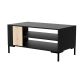 MERCI Couchtisch/Bank 100x55x49 schwarz/Eiche (Artisan)