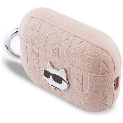 3. Karl Lagerfeld Monogram Choupette Schutzhülle für AirPods Pro 3 – Pink