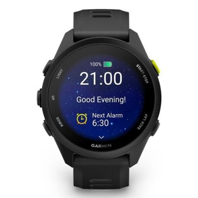 4. Garmin Forerunner 70 43mm Schwarze Uhr