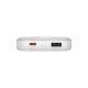 6. Baseus Comet Series Powerbank mit Display 10000 mAh 22,5 W – weiß + USB-A – USB-C-Kabel