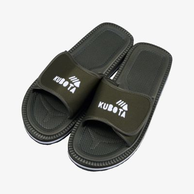 4. Kubota Flip-Flops mit Klettverschluss khaki K0000-100-005-19-1