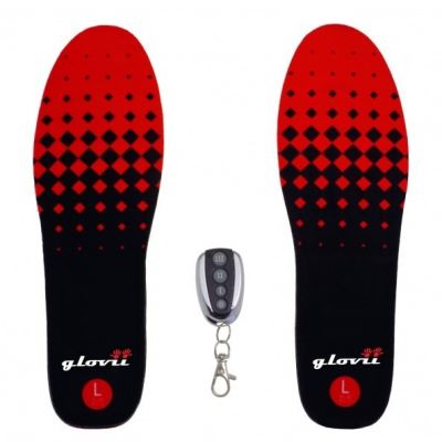 22. Glovii GW2M beheizte Schuheinlage (35, 36, 37, 38, 39, 40; schwarz und rot)