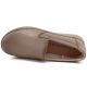 4. Damen-Keilsandalen aus Leder zum Hineinschlüpfen, beige, Potocki JE19505