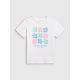 5. Mädchen-Baumwoll-T-Shirt 4F 4FJRSS26TTSHF3982-11S