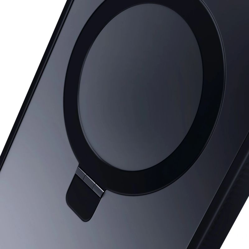 18. 3mk Smoke Case Mag&Stand Hülle für Apple iPhone 16 pro max – Schwarz