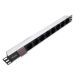 Equip 333293 PDU 8-fach Stromverteilereinheit 1U Schwarz, Silber