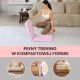 12. Extralink | Pilates-Board | rosa, Reformer für Bauchmuskel- und Liegestützübungen