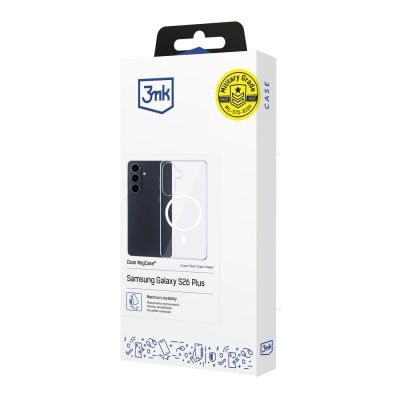 8. 3mk Clear MagCase für Samsung Galaxy S26+ - transparent