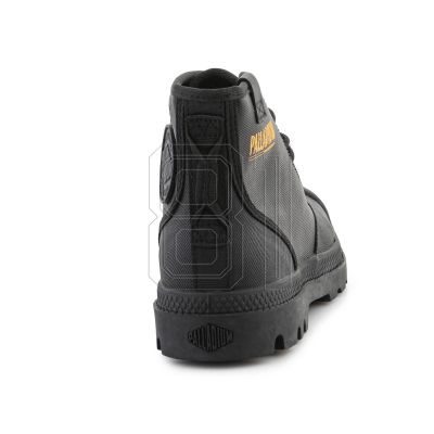 6. Palladium PAMPA HI COATED U 74375-008-M Schwarze Schuhe