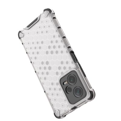 17. Honeycomb-Hülle für Xiaomi Redmi Note 12 Pro+, gepanzerte Hybridabdeckung in Schwarz