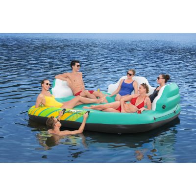 23. Bestway 43407 Pool- und Strandinsel, mehrfarbig, einfarbig, PVC