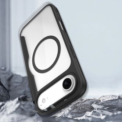 12. Dux Ducis Skin X Pro iPhone 17 Air Hülle mit Wallet, MagSafe kompatibel - Schwarz