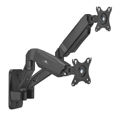 14. MACLEAN Wandhalterung für zwei Monitore 17-32 Zoll, max. 9 kg, mechanische Feder MC-988