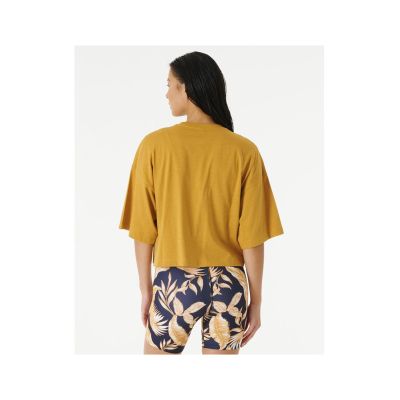 10. T-Shirt RIP CURL Seacell Crop Heritage Tee gelb
