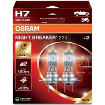 HALOGENLAMPE FÜR AUTO OSRAM NIGHT BREAKER 220 H7 2 Stück.