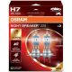 HALOGENLAMPE FÜR AUTO OSRAM NIGHT BREAKER 220 H7 2 Stück.