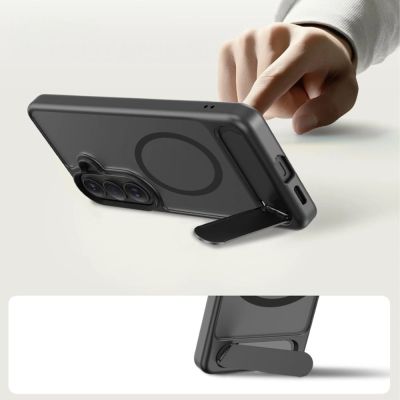 13. Tech-Protect MagRack MagSafe Hülle für Samsung Galaxy S26+ - Mattschwarz