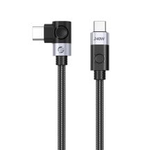 Orico CW240 USB-C auf USB-C PD 240W 1,5m abgewinkeltes Kabel - Schwarz