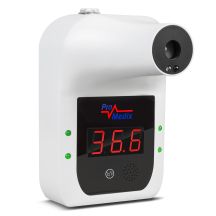 Promedix PR-685 berührungsloses Infrarot-Wandthermometer zur Messung der Körpertemperatur (Stirn, Handgelenk)