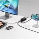 10. Baseus Schnellladegerät GaN5 Pro HUB HDMI 2 x USB-C / USB-A / HDMI 4K 30Hz 1,5m schwarz + USB-C Kabel - USB-C 100W 40Gb/s (USB4) 1m (CCGP110201)