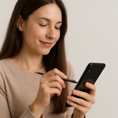 2. Wozinsky für Smartphone-Tablet-Touchscreens, schwarz