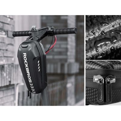 6. Rockbros B62 Fahrradtasche für Lenker oder Rahmen 2L - Schwarz