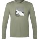 Herren-Langarmshirt SUPER.NATURAL M Almost Done LS, grün