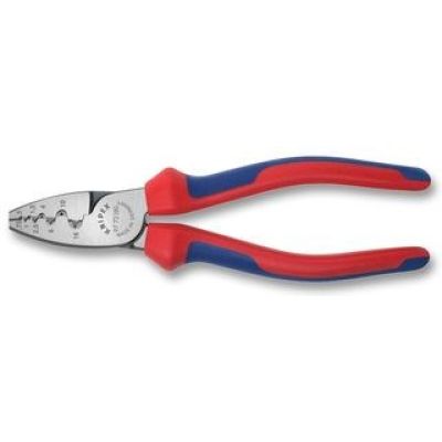 3. Knipex 97 78 180 Kabelcrimpzange Taschenmesser