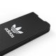 6. Adidas OR Booklet Case BASIC für iPhone 13 - Schwarz und Weiß