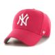 47 Brand MLB NY New York Yankees Raised Basic Pink Kinder-Baseballkappe - B-RAC17CTP-BE-KID