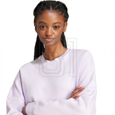 5. adidas Essentials Small Logo Feel Cozy W Sweatshirt JF8827