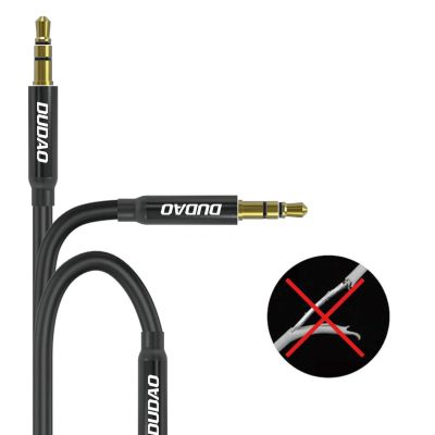6. Dudao L12S AUX-Kabel Miniklinke 3,5 mm 1 m 3-polig Stereo - schwarz