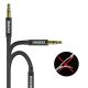 6. Dudao L12S AUX-Kabel Miniklinke 3,5 mm 1 m 3-polig Stereo - schwarz