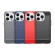 7. Flexible Carbon-Musterhülle für iPhone 15 Pro Carbon Case – Schwarz