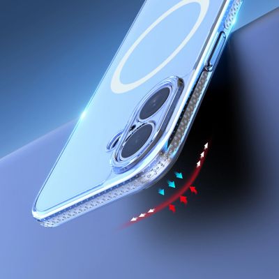 9. Dux Ducis Clin Mag Case für iPhone 17, kompatibel mit MagSafe, transparent