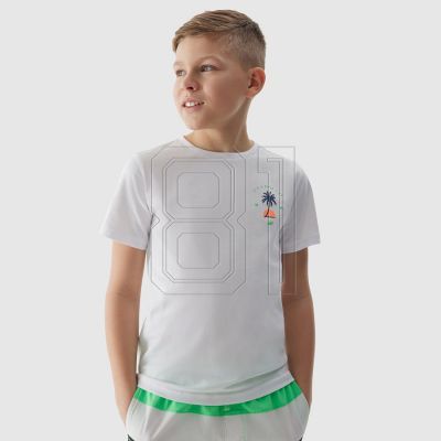 2. T-Shirt 4F Jr 4FJWSS24TTSHM113 10S
